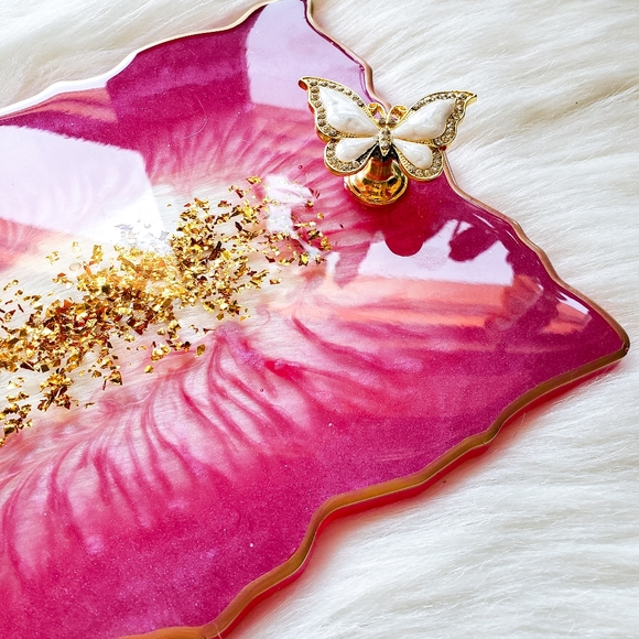 MADE TO ORDER - Vanity Resin Tray, Home Decor - Picture 4 of 11